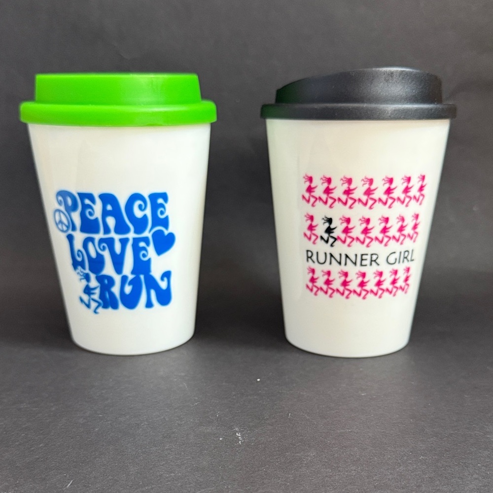 Unbranded Set of 2 Reusable 12oz Travel Tumblers.